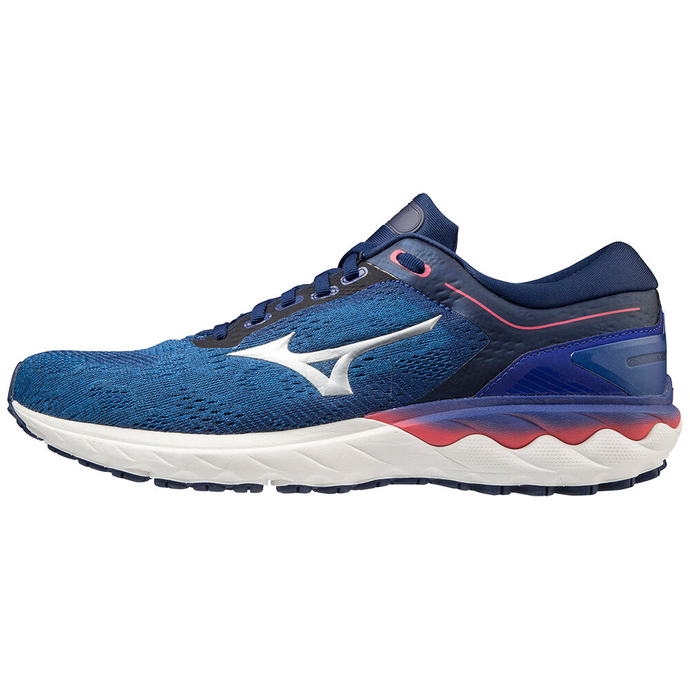 Mizuno Men's Wave Skyrise Running Shoes Blue/Pink (J1GC200955-EUT)